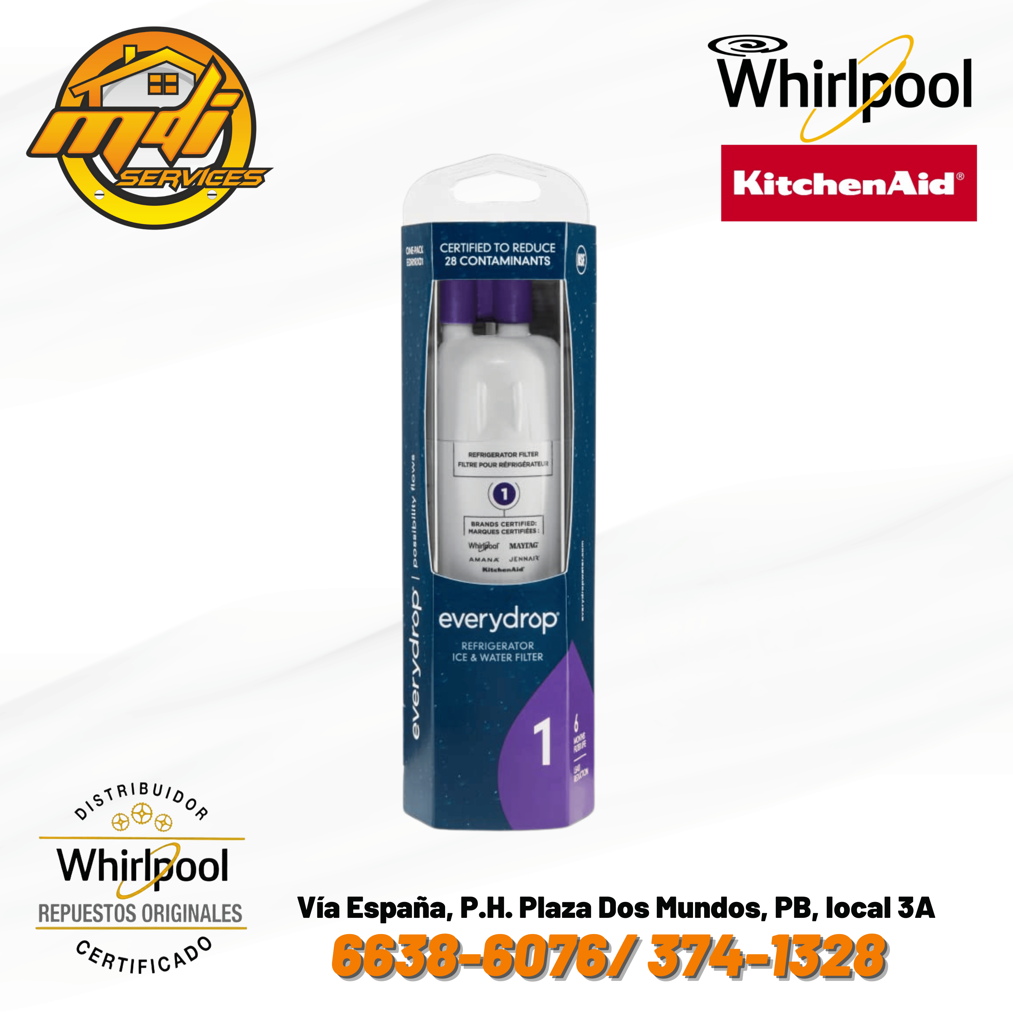 FILTRO NEVERA WHIRLPOOL ORIGINAL